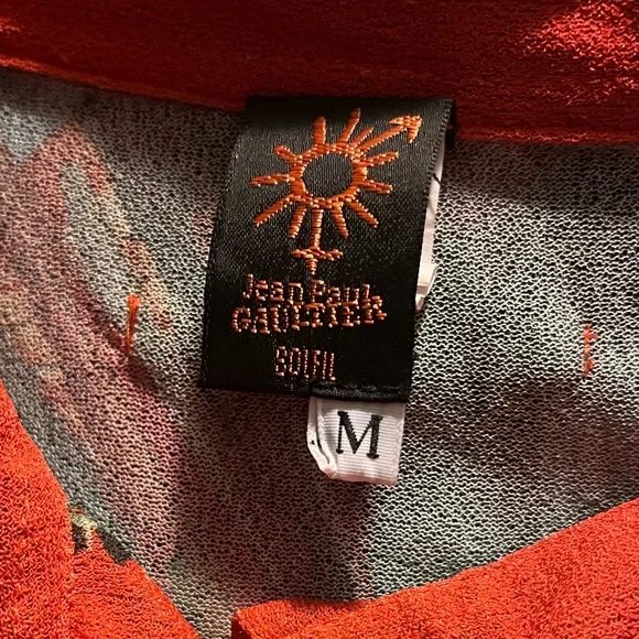 Jean Paul Gaultier vintage 1990s Soleil collection blouse.